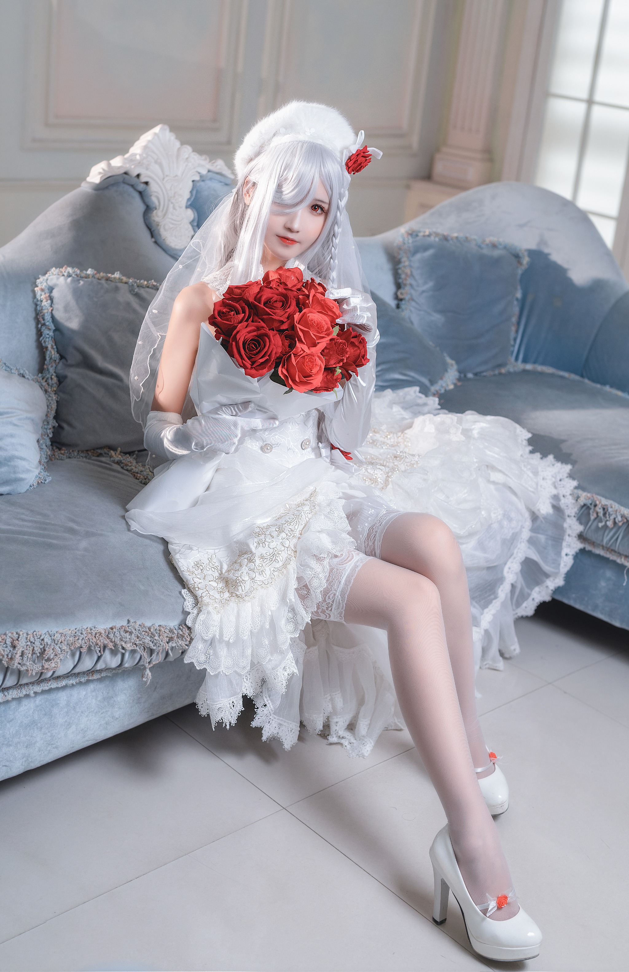 三度_69 - NO.032 少女前线-G36C花嫁[40P]-XikXak